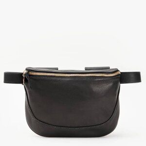 Clare V Fanny Pack in Black Leather